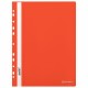 Скоросшиватель пластиковый с перфорацией BRAUBERG EXTRA, А4, 140/180 мкм, красный, 272898