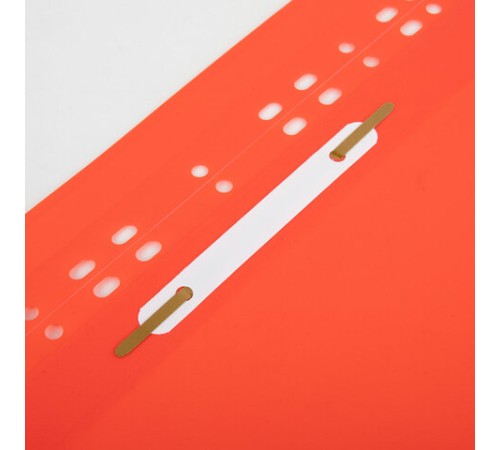 Скоросшиватель пластиковый с перфорацией BRAUBERG EXTRA, А4, 140/180 мкм, красный, 272898