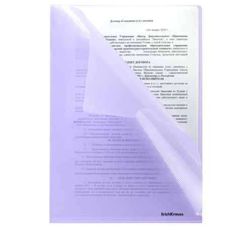 Папка-уголок ERICH KRAUSE 