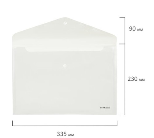 Папка-конверт с кнопкой ERICH KRAUSE 