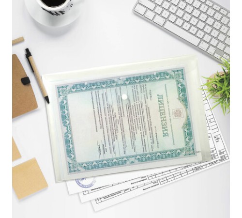 Папка-конверт с кнопкой ERICH KRAUSE 