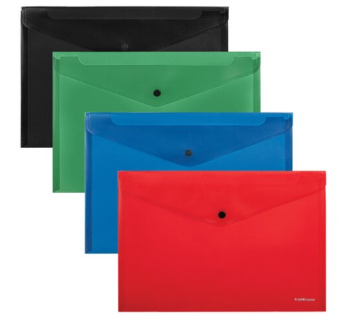 Папка-конверт с кнопкой ERICH KRAUSE 