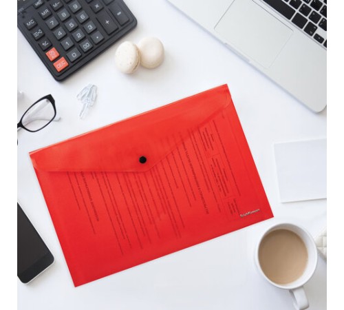 Папка-конверт с кнопкой ERICH KRAUSE 