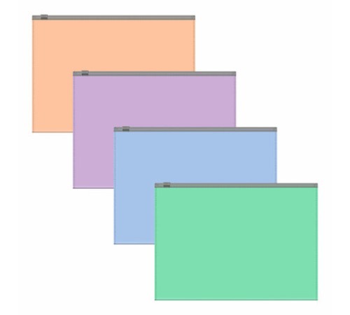 Папка-конверт на молнии ERICH KRAUSE 