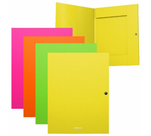 Папка на кнопке пластиковая ERICH KRAUSE 