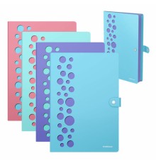 Папка-органайзер на кнопке 4 отделения, ERICH KRAUSE 