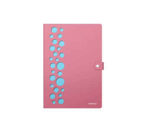 Папка-органайзер на кнопке 4 отделения, ERICH KRAUSE 