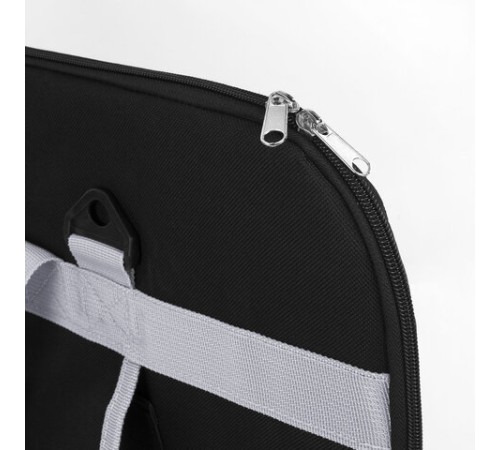 Сумка для художника СУПЕР РАЗМЕР А2+ (62 см х 45 см), чёрная, накладной карман, BRAUBERG ART CLASSIC, 272986