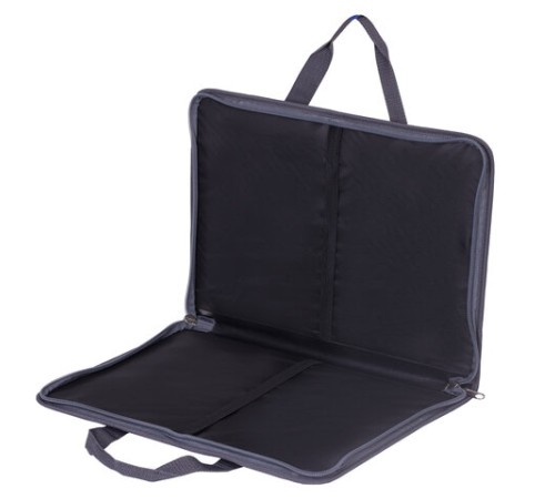 Папка сумка для рисунков и чертежей каркасная А3 (35х47 см), экокожа, BRAUBERG ART CLASSIC, 272989