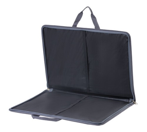 Папка сумка для рисунков и чертежей каркасная А2 (45х65 см), экокожа, BRAUBERG ART CLASSIC, 272990