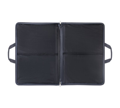 Папка сумка для рисунков и чертежей каркасная А2 (45х65 см), экокожа, BRAUBERG ART CLASSIC, 272990