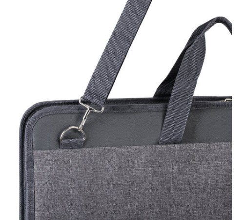 Папка сумка для рисунков и чертежей каркасная А2 (45х65 см), экокожа, BRAUBERG ART CLASSIC, 272990