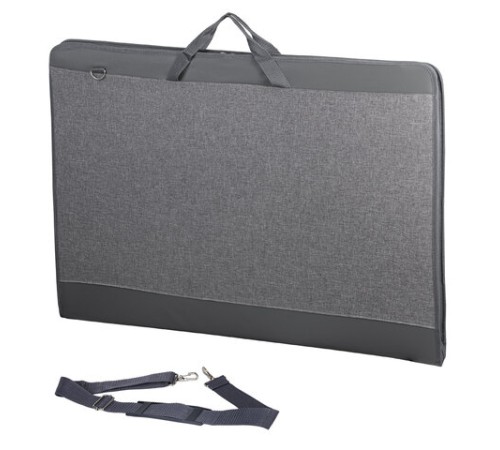 Папка-сумка для рисунков и чертежей каркасная А1 (64х90 см), экокожа, BRAUBERG ART CLASSIC, 272991