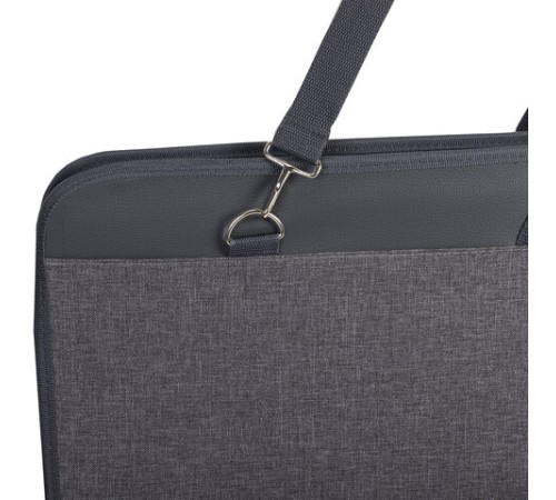 Папка-сумка для рисунков и чертежей каркасная А1 (64х90 см), экокожа, BRAUBERG ART CLASSIC, 272991