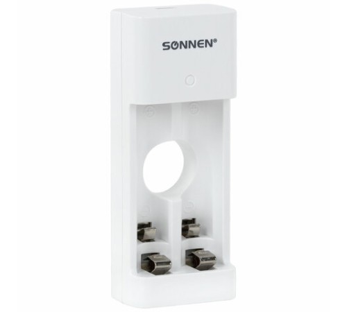 Зарядное устройство с аккумуляторами 2 шт. AA (HR6), 2700 mAh, SONNEN BC2, в блистере, 454239 Зарядное устройство с аккумуляторами 2 шт. AA (HR6), 2700 mAh, SONNEN BC2, в блистере, 454239