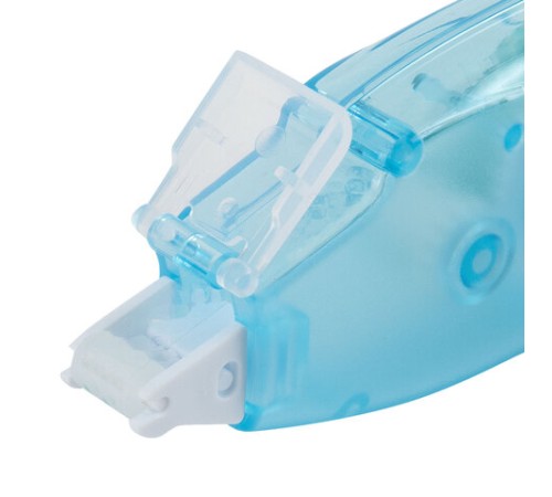 Клей-лента BRAUBERG STANDARD, 6 мм х 8 м, корпус матовый голубой, блистер, 273027