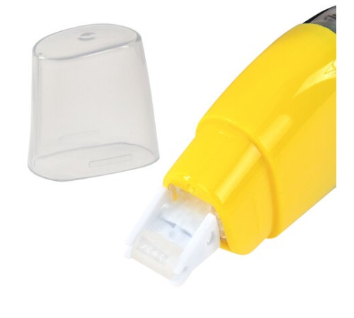 Клей-лента BRAUBERG SPECIAL, 6 мм х 8 м, корпус жёлтый, блистер, 273028