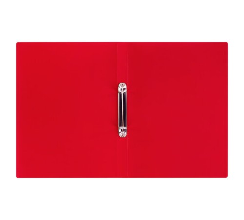 Папка на 2 кольцах А4 BRAUBERG UNIVERSAL, 25 мм, красная, до 170 листов, 0,5 мм, 273032