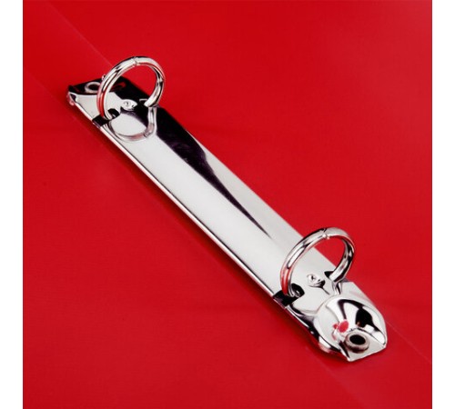 Папка на 2 кольцах А4 BRAUBERG UNIVERSAL, 25 мм, красная, до 170 листов, 0,5 мм, 273032
