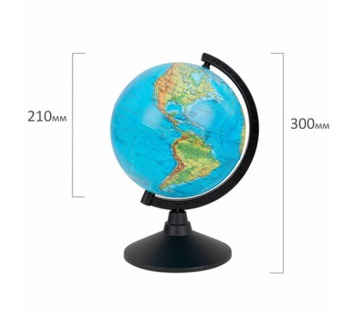 Глобус физический GLOBEN "Классик", 21 см, К012100007