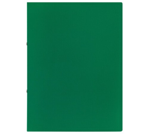 Папка на 2 кольцах А4 BRAUBERG PIXEL, 25 мм, темно-зеленая, до 170 листов, 0,5 мм, 273033