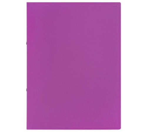 Папка на 2 кольцах А4 BRAUBERG PIXEL, 25 мм, фиолетовая, до 170 листов, 0,5 мм, 273035