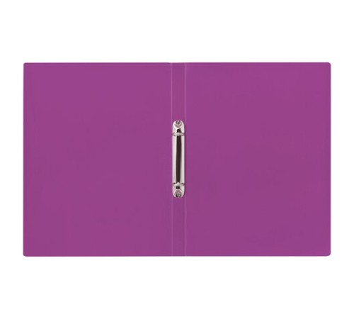Папка на 2 кольцах А4 BRAUBERG PIXEL, 25 мм, фиолетовая, до 170 листов, 0,5 мм, 273035