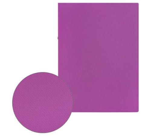 Папка на 2 кольцах А4 BRAUBERG PIXEL, 25 мм, фиолетовая, до 170 листов, 0,5 мм, 273035