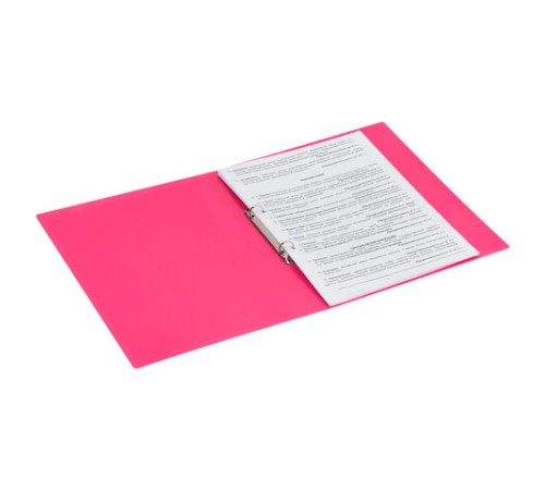 Папка на 2 кольцах А4 BRAUBERG PIXEL, 25 мм, маджента, до 170 листов, 0,5 мм, 273036