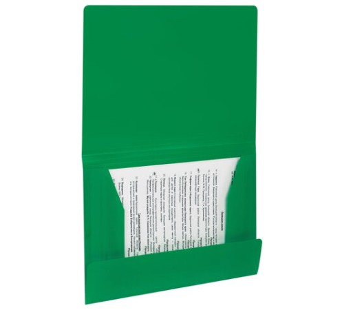 Папка на резинках А4 BRAUBERG PIXEL, темно-зеленая, до 300 листов, 0,5 мм, 273040