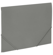 Папка на резинках А4 BRAUBERG PIXEL, серая, до 300 листов, 0,5 мм, 273041