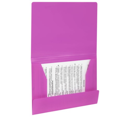 Папка на резинках А4 BRAUBERG PIXEL, фиолетовая, до 300 листов, 0,5 мм, 273042