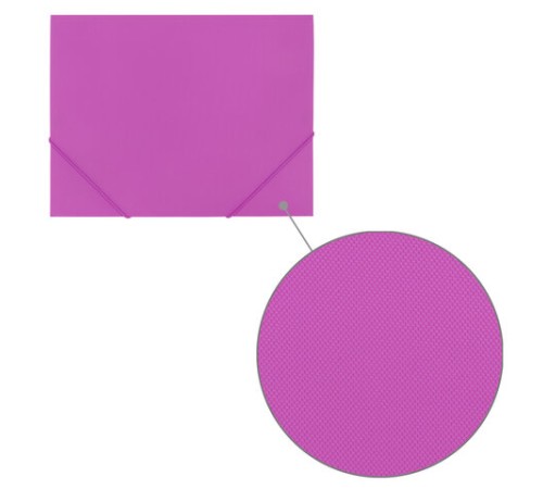 Папка на резинках А4 BRAUBERG PIXEL, фиолетовая, до 300 листов, 0,5 мм, 273042