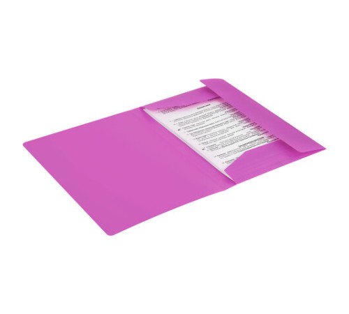 Папка на резинках А4 BRAUBERG PIXEL, фиолетовая, до 300 листов, 0,5 мм, 273042