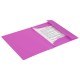 Папка на резинках А4 BRAUBERG PIXEL, фиолетовая, до 300 листов, 0,5 мм, 273042