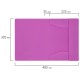 Папка на резинках А4 BRAUBERG PIXEL, фиолетовая, до 300 листов, 0,5 мм, 273042
