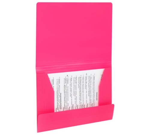 Папка на резинках А4 BRAUBERG PIXEL, маджента, до 300 листов, 0,5 мм, 273043