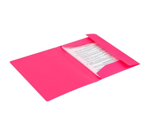 Папка на резинках А4 BRAUBERG PIXEL, маджента, до 300 листов, 0,5 мм, 273043