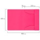 Папка на резинках А4 BRAUBERG PIXEL, маджента, до 300 листов, 0,5 мм, 273043