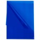 Папка-уголок прозрачная А4 BRAUBERG UNIVERSAL, синяя, 0,10 мм, со штрихкодом, 273045