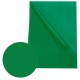 Папка-уголок прозрачная А4 BRAUBERG UNIVERSAL, зеленая, 0,10 мм, со штрихкодом, 273048
