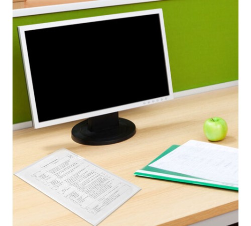 Папка-уголок жесткая А4 BRAUBERG UNIVERSAL, прозрачная, 0,15 мм, со штрихкодом, 273049