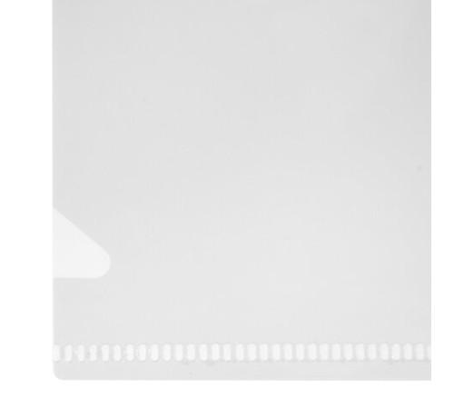 Папка-уголок жесткая А4 BRAUBERG UNIVERSAL, прозрачная, 0,18 мм, со штрихкодом, 273054