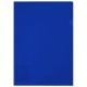 Папка-уголок жесткая, непрозрачная (тонированная), А4, BRAUBERG UNIVERSAL, синяя, 0,18 мм, 273055