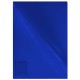 Папка-уголок жесткая, непрозрачная (тонированная), А4, BRAUBERG UNIVERSAL, синяя, 0,18 мм, 273055