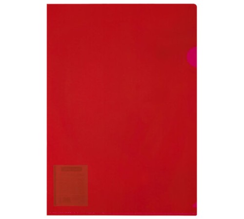 Папка-уголок жесткая, непрозрачная (тонированная), А4, BRAUBERG 