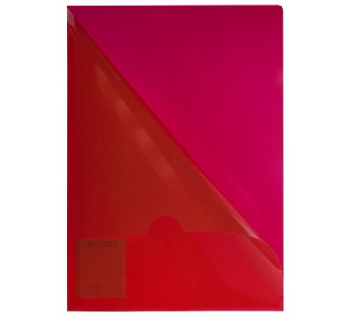 Папка-уголок жесткая, непрозрачная (тонированная), А4, BRAUBERG 