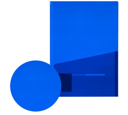 Папка-уголок 2 кармана, непрозрачная, А4, BRAUBERG 