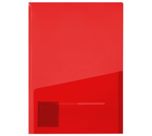 Папка-уголок 2 кармана, непрозрачная, А4, BRAUBERG 