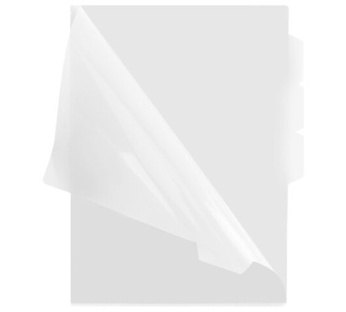 Папка-уголок 3 отделения, жесткая, А4, BRAUBERG 